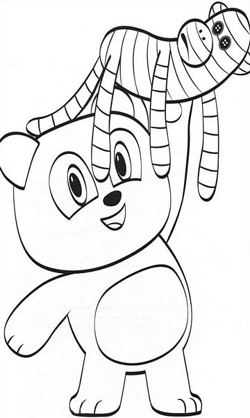 kolorowanka Juliusz Junior malowanka do wydruku małpka Disney z bajki dla dzieci nr 35